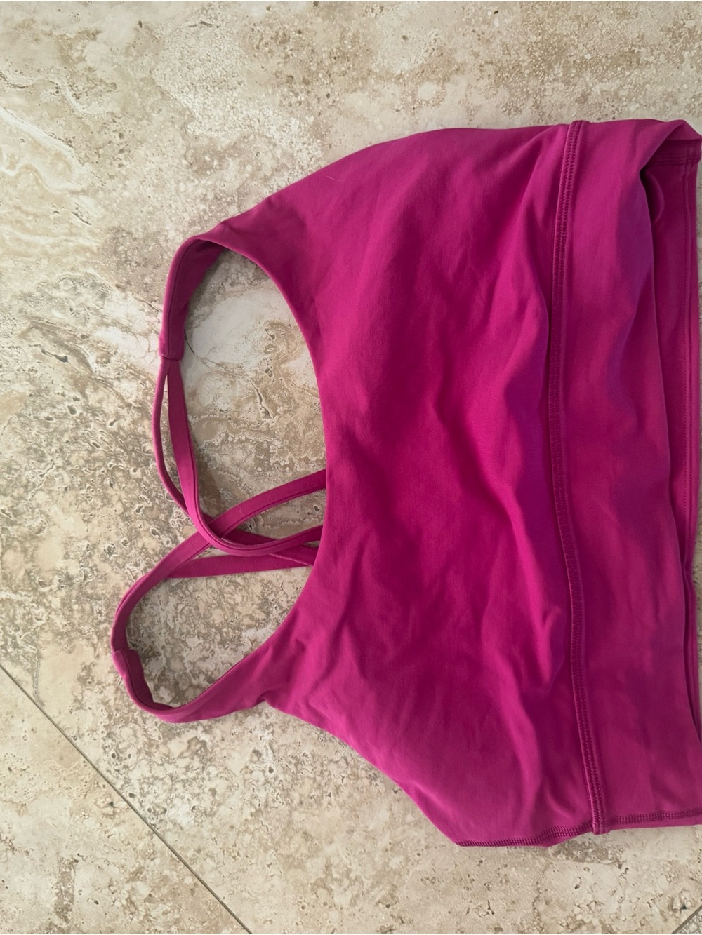 lululemon athletica Bright Magenta Sports Bra size 10